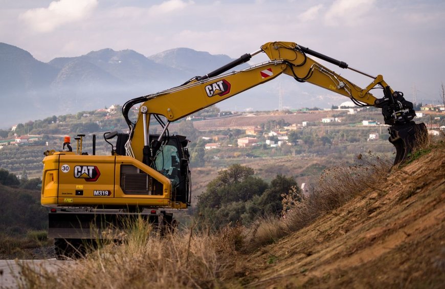 NEW CAT® M319 WHEELED EXCAVATOR DELIVERS HIGH PERFORMANCE WITH A COMPACT FRONT AND TAIL SWING DESIGN